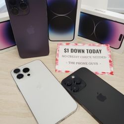 Apple IPhone 14 Pro Max - $1 Down Today - NO CREDIT Needed