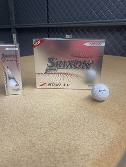 Srixon XV Golf Balls, Brand New