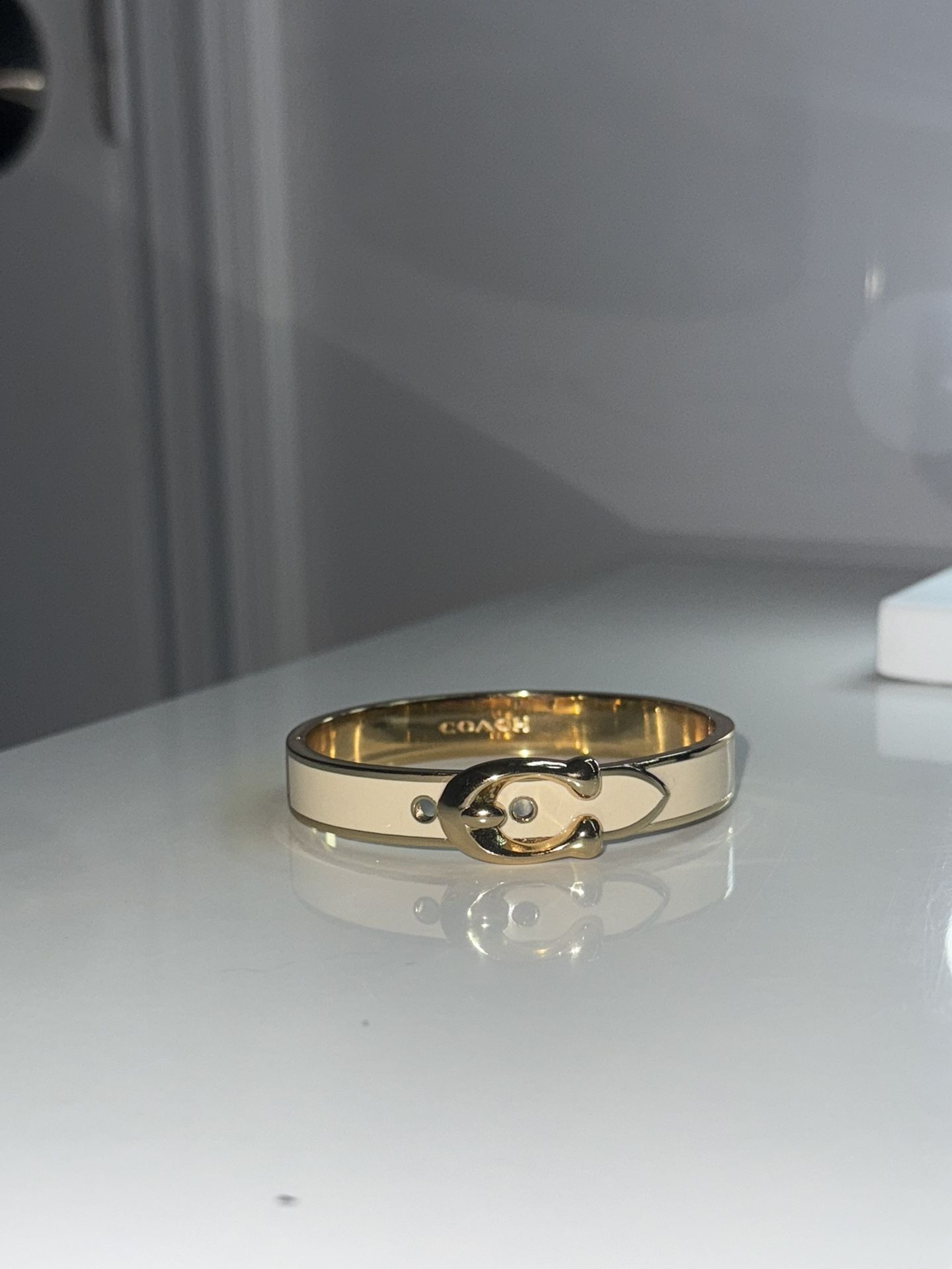 Coach Signature Buckle Bangle