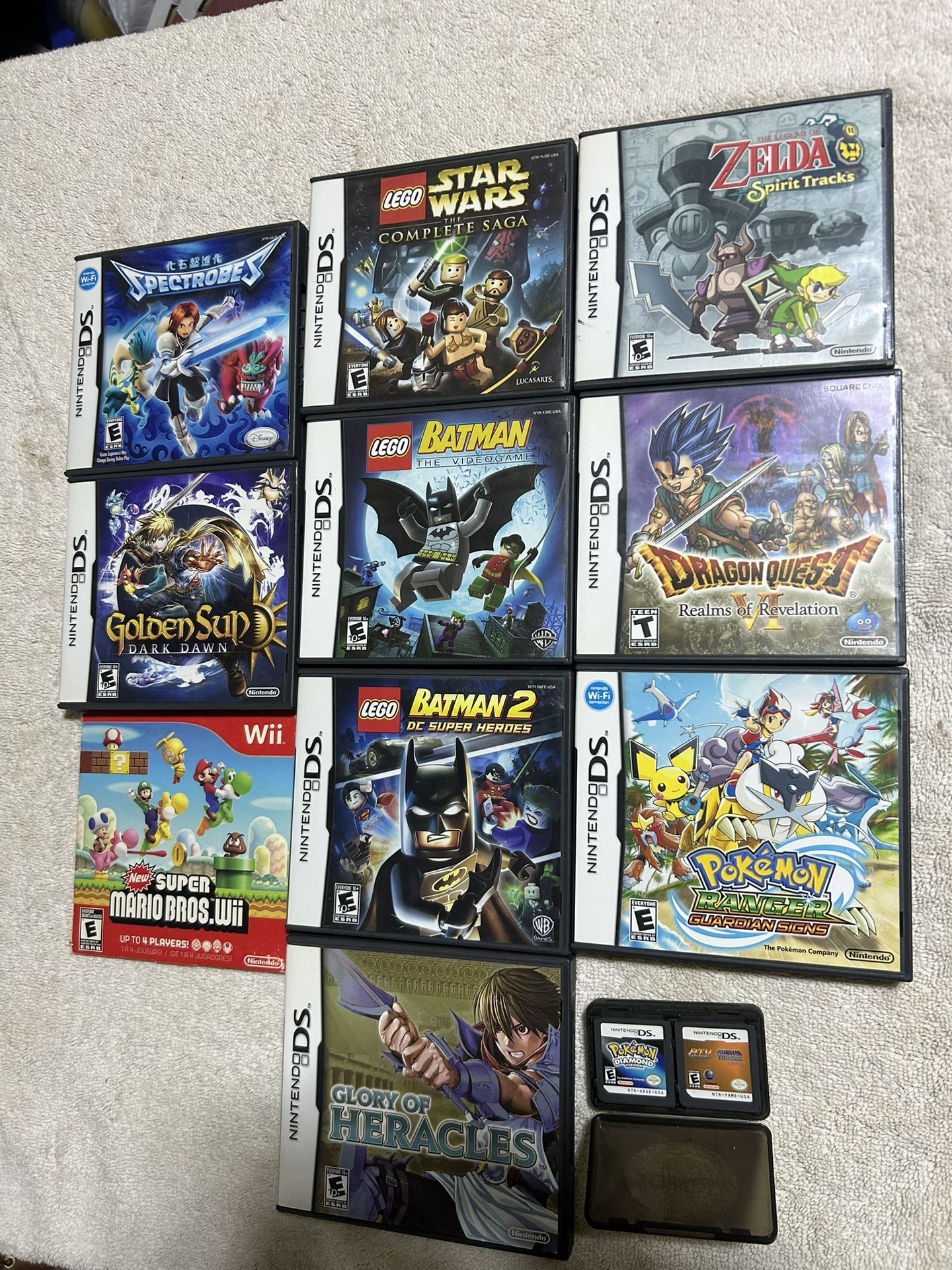 Lot Of 12 Nintendo DS Zelda Games Complete