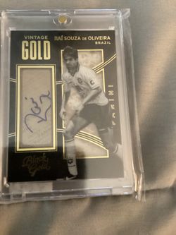2016-2017 Rai Autographed #VG-RAI Black Gold Rai Souza De Oliveira