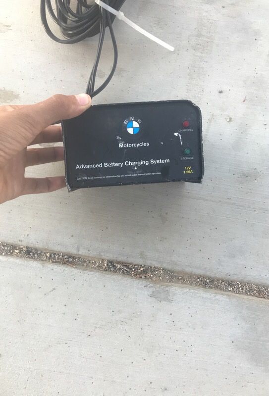 BMW motorcycle battery charger