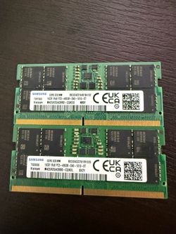 LAPTOP RAM-16GB DDR5 4800MHz SODIMM QTY-2 LOT