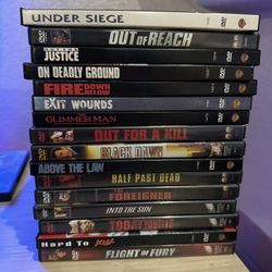 Steven Seagal Movies DVD Qty 16
