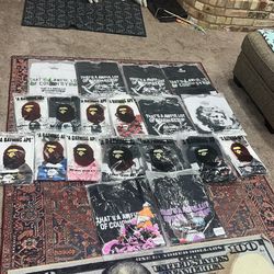 Bape and alocs t shirts