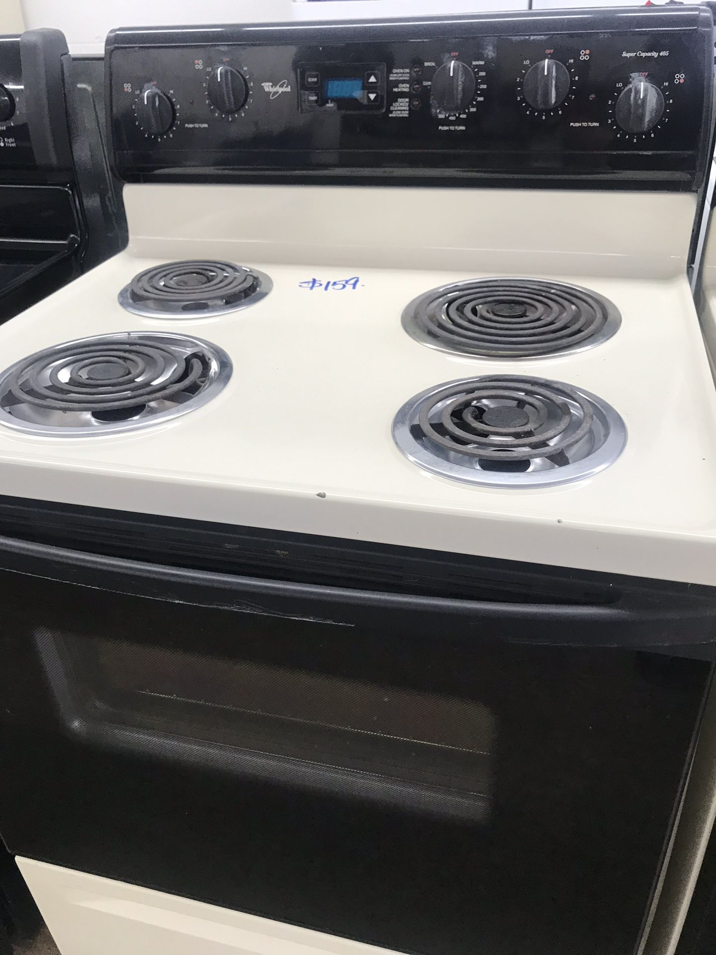Whirlpool Bisque Color Electric Coil Stove
