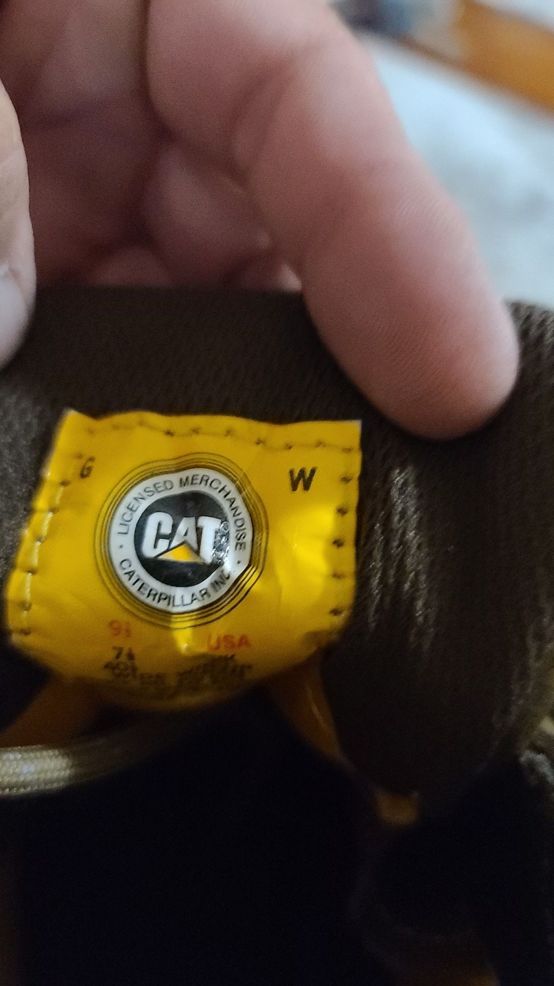 Cat work boots 9.5 women's