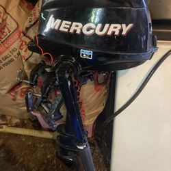 mercury 4 stroke 3.5 horse power outboard 