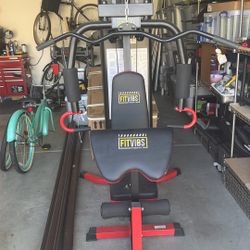 Fitvibs Multi-Station Home Gym Weight Machine - Great Condition