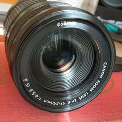 Canon EF-s 55-250mm Lens
