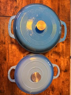Blue Dutch Oven Set – Cast Iron & Ceramic