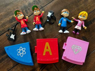 alvin and chipmunks toy bundle figurines 