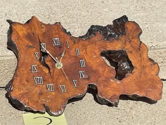 Handmade Driftwood Clock