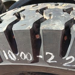 10.00-22 Very Good Co-Op Farming Truck Tube Type Tire