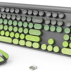 FOPETT Wireless Keyboard and Mouse Combo