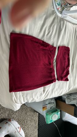 Three Piece Set Skirt Top And Sweater 