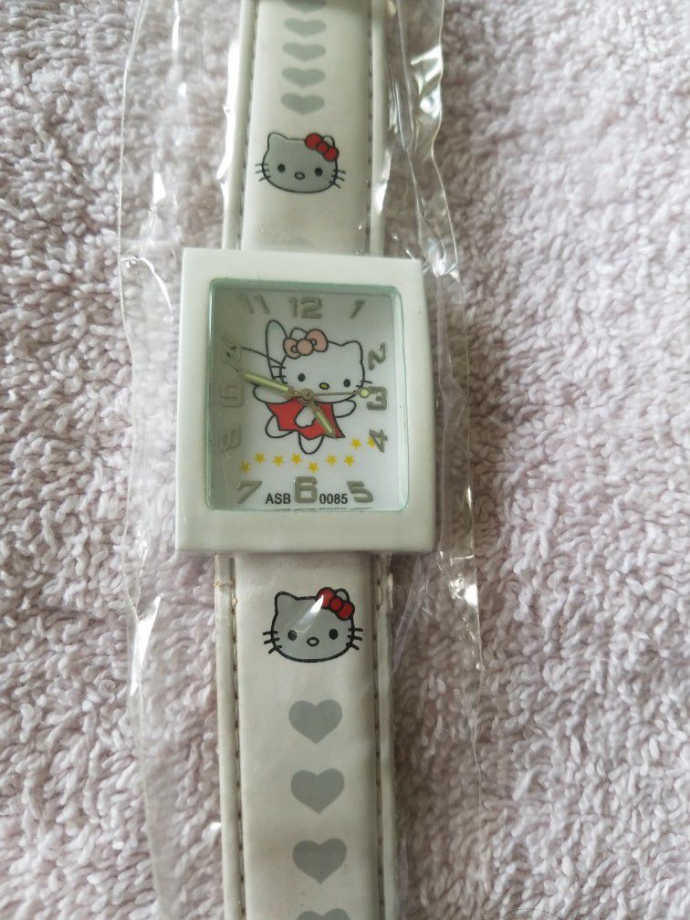 Hello Kitty Watch For Kids Girls Whote New