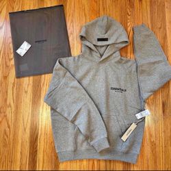 Essentials Fear Of God Dark Oatmeal Hoodie