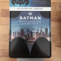 Batman 4 Film Collection 1(contact info removed) 4K Ultra HD Steelbooks