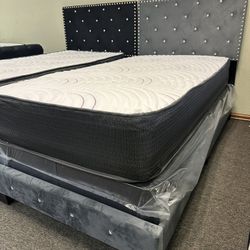 NEW TWIN FULL QUEEN KING SIZE BED WITH MATTRESS AND BOXSPRING INCLUDING FREE DELIVERY - BEDROOM FURNITURE SECTIONAL SOFA AND MORE 