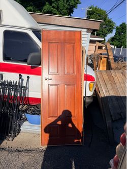 Nice prehung solid core interior door