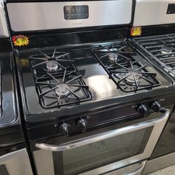 Frigidaire 30" Wide Apartment Size Stainless Steel Gas Stove Range Estufa 