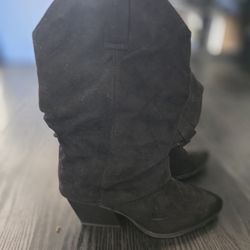 suede cowgirl boots