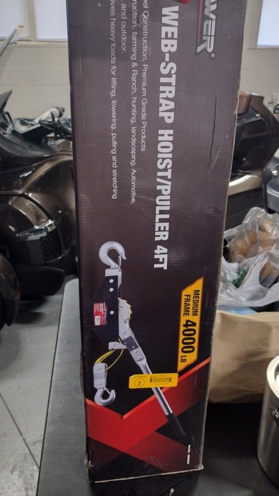 Web Strap Hoist/Puller 4ft