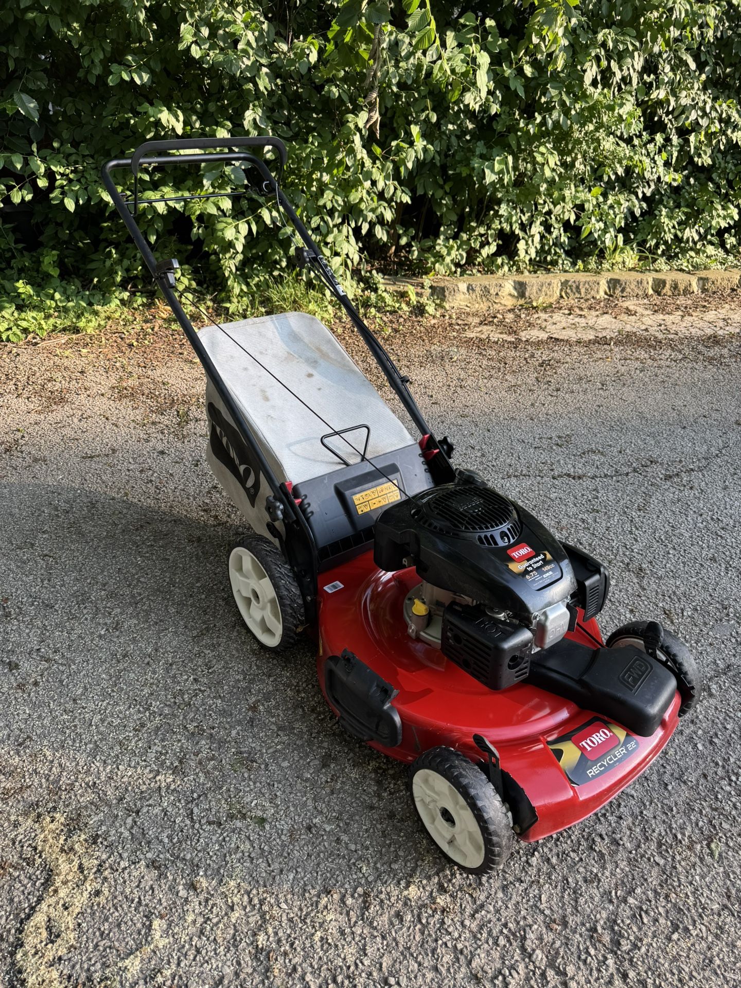 TORO KOHLER Lawn Mower 22” 6.75 Hp 149cc Self Propelled