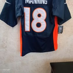 Peyton Manning Superbowl NFL Football Jersey  size 48  Denver Broncos Super Bowl XLVIII Heavy With Tags. See our other great Sports vintage art antiqu