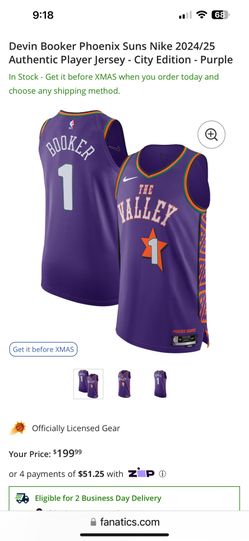 City Edition Suns Jersey