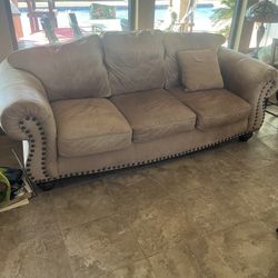 Leather Sofa & Love Seat 