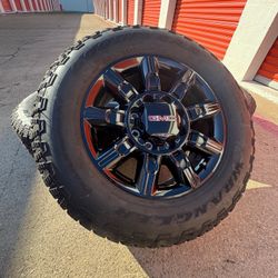 20s Chevy Gmc 2500 Rims Rines Wheels 8lug Oem 8lug Tires 3500 10ply