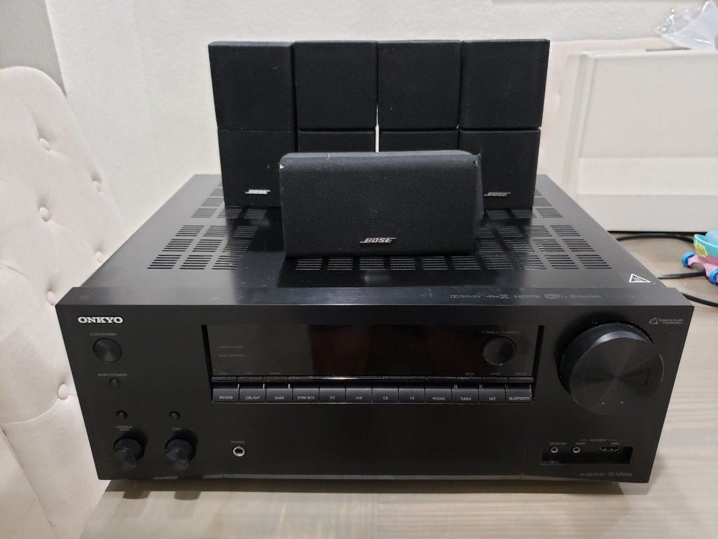 Onkyo Tx-NR656 with bose speakers