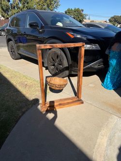 Hand made floral hanging baskets