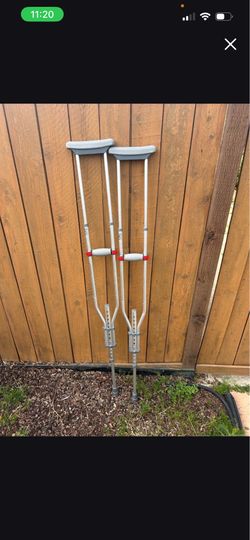 CVS Crutches Universal One Size - USED ONCE