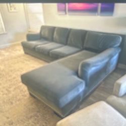 Couch And Chair with ottoman 