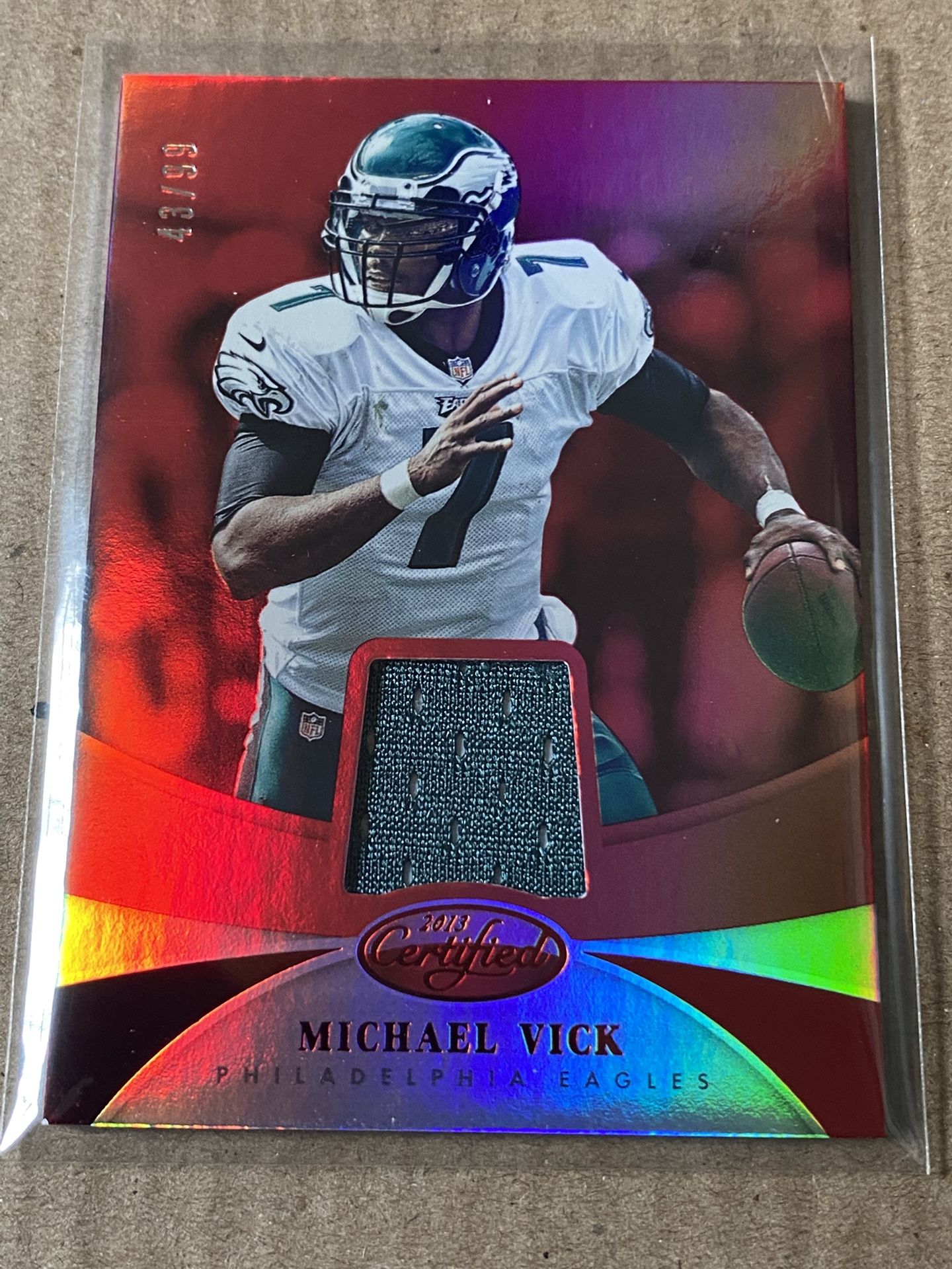Michael Vick Patch Card