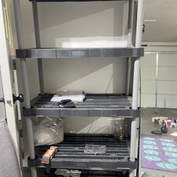 5 Tier Plastic Shelves 