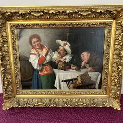Giuseppe Galli Tavern scene
