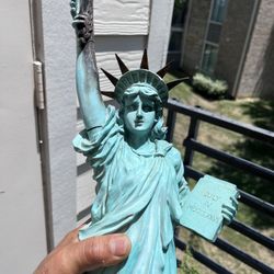 Old. Statue Liberty.  Gas Torch   20 -25” High. 