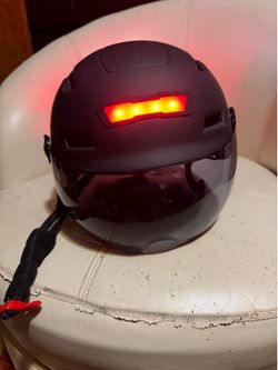 Bike helmet with light