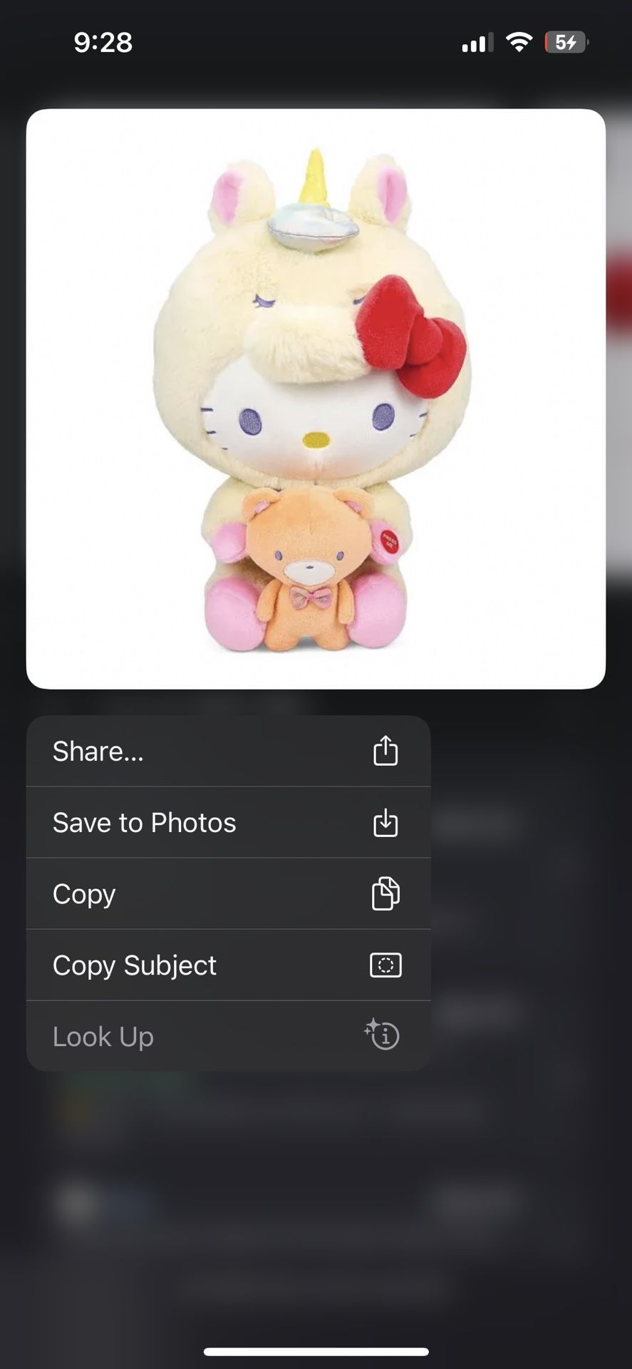Hello Kitty Unicorn Plush Toy