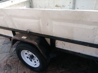 8x5 DUMPED/TRAILER/DOBLE FENDERS/BACK LIGHTS/2 EXTRA TIRES.