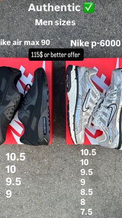 Nike Air Max 90 And Nike P-6000 