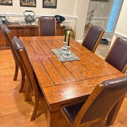 Dining Table With 6 Chairs 