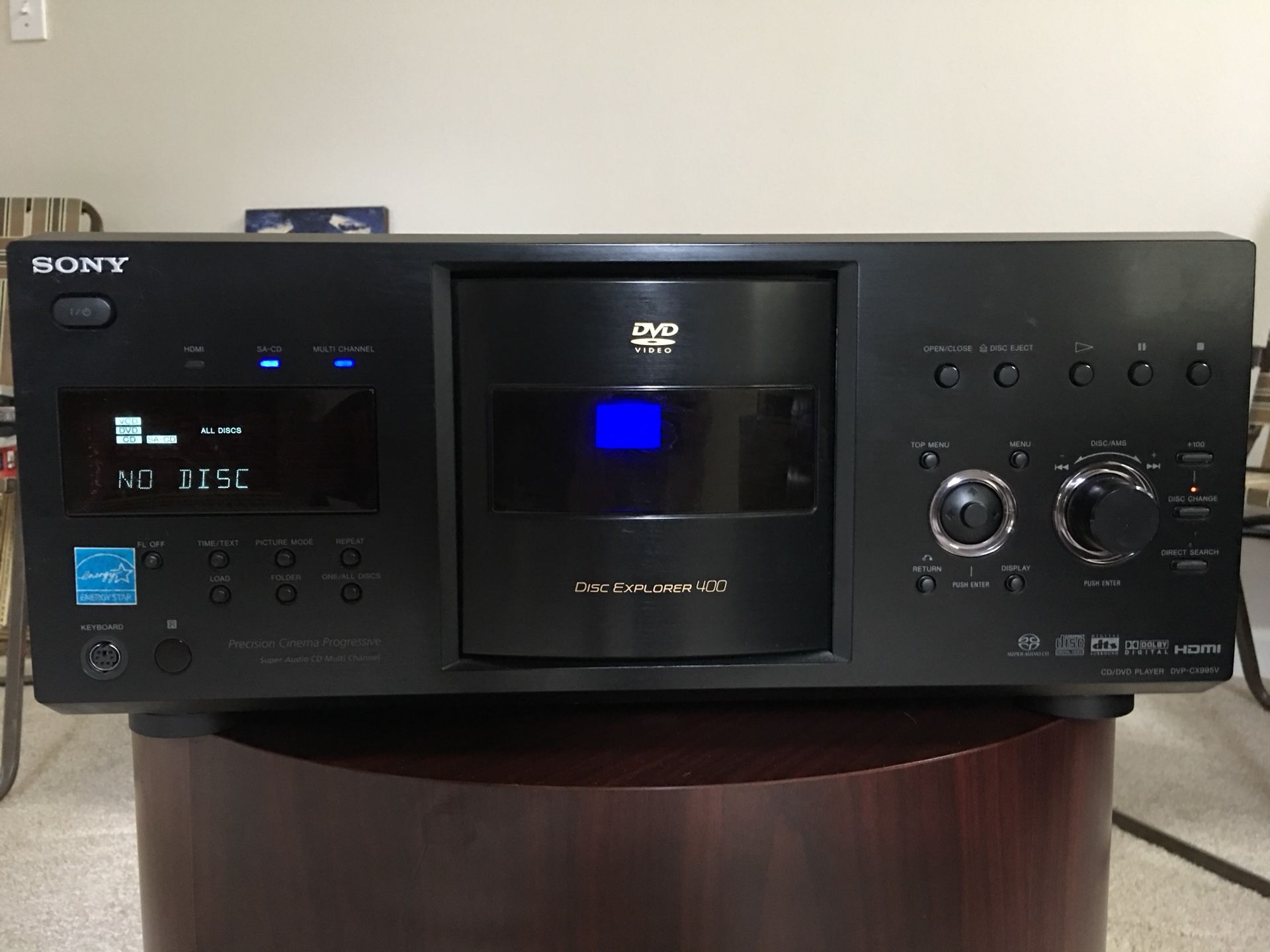 Sony DVP-CX995V 400 disc DVD player