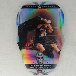 Stone Cold Steve Austin 2020 Topps Finest WWE Die-Cut "The Stunner Heard Around The World"