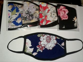 Floral face masks