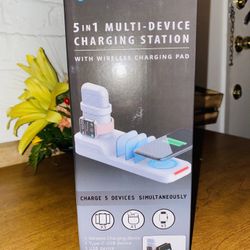 5 in 1 Multi-Device Charging Station iPhone Apple watch samsung LG Google New